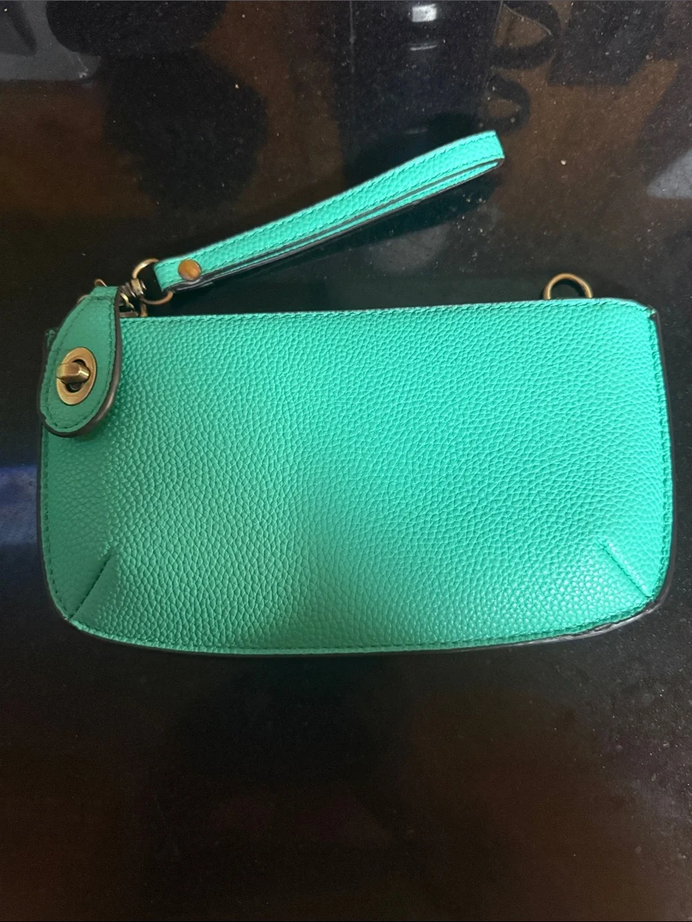 Women’s Teal Wristlet Clutch - No Brand